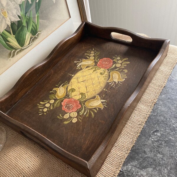 Wooden Serving Tray Etsy