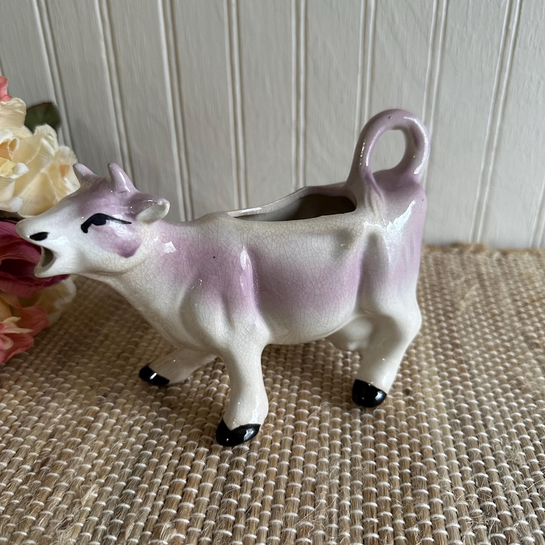 Vintage Cow Creamer porcelain Cow Creamer farmhouse Etsy vintage-cow-creamer-porcelain-cow-creamer-farmhouse-etsy