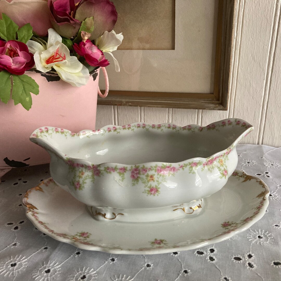 Limoges Gravy Boat/wm Guerin Limoges for Gimbel Brothers Etsy