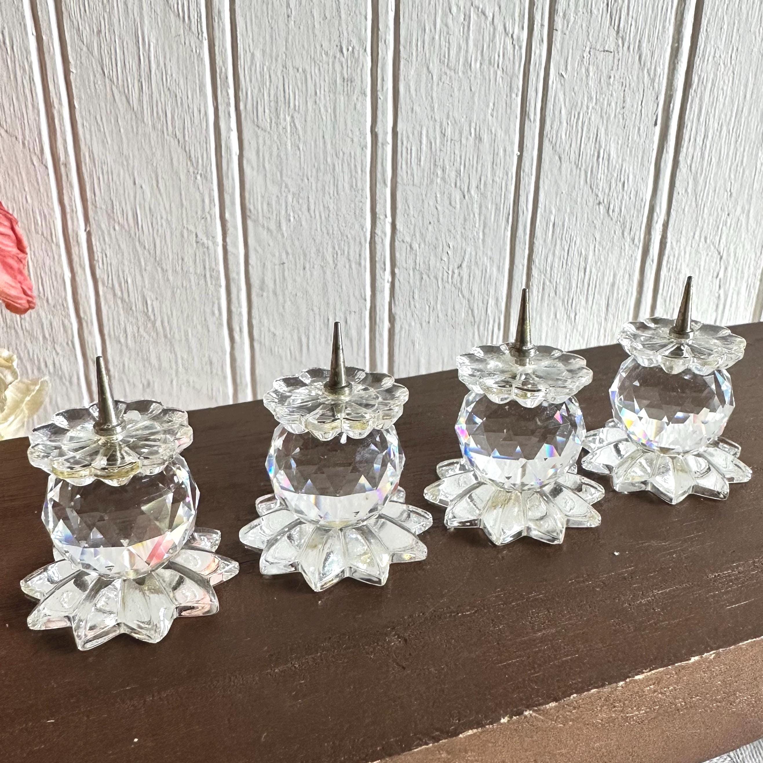 Swarovski Crystal Candle Holders - Etsy