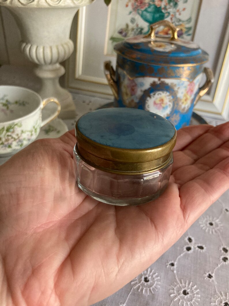 Antique Jar/antique Cold Cream Jar Germany Etsy