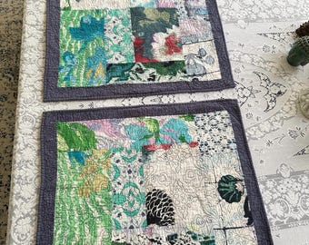 Quilted Pillow Shams Pair/Poetic Wanderlust by Tracy Porter/BoHo Bedding