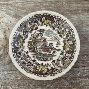 WOODS BURSLEM ENGRAND SPRINGDALE プレート 3 Wood Burslem Springdale Square Ironstone Bread Plates