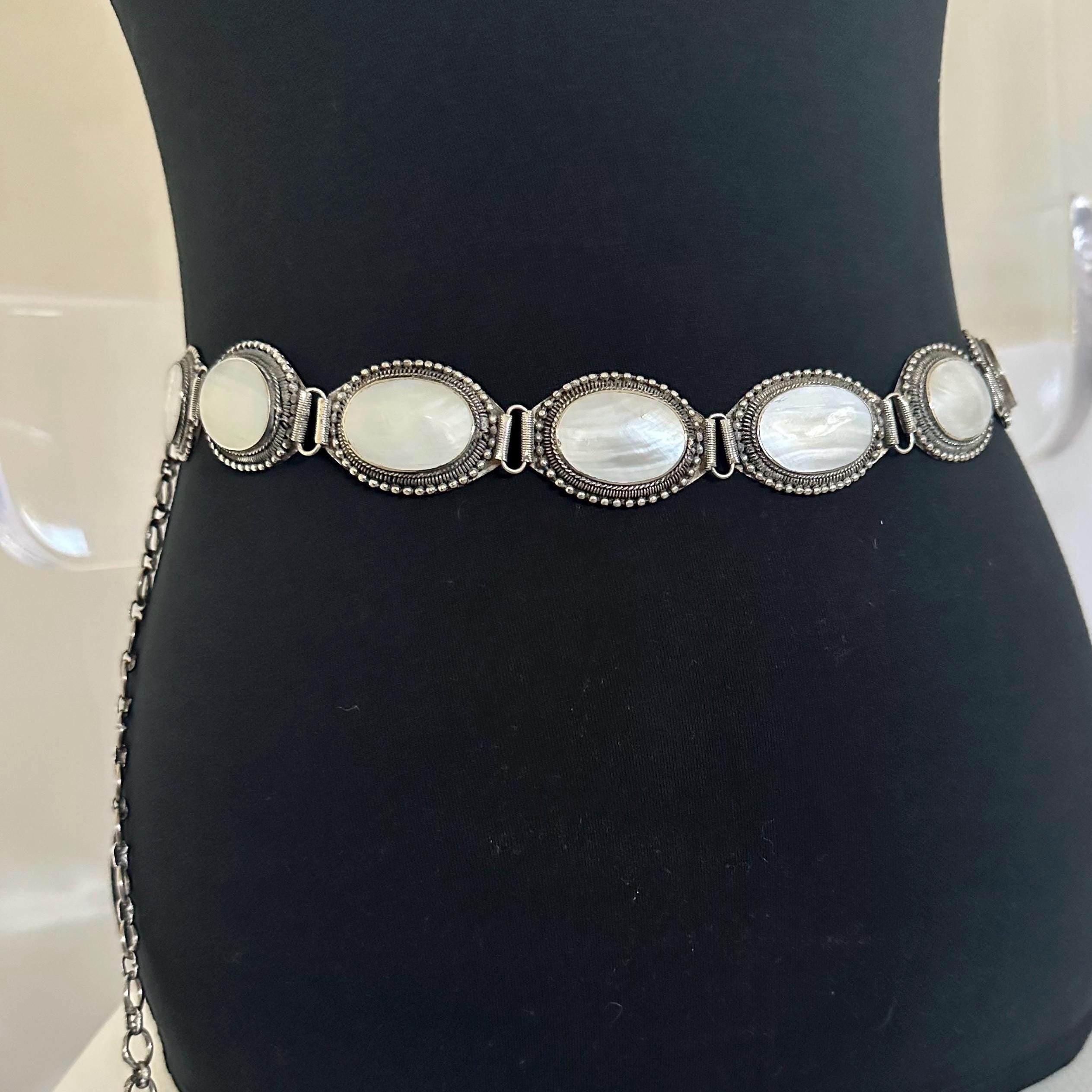 Mother of Pearl Belt - Etsy