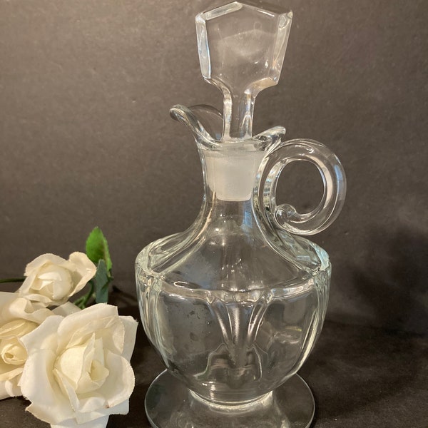 Rare Vintage  Heisey Glass Cruet