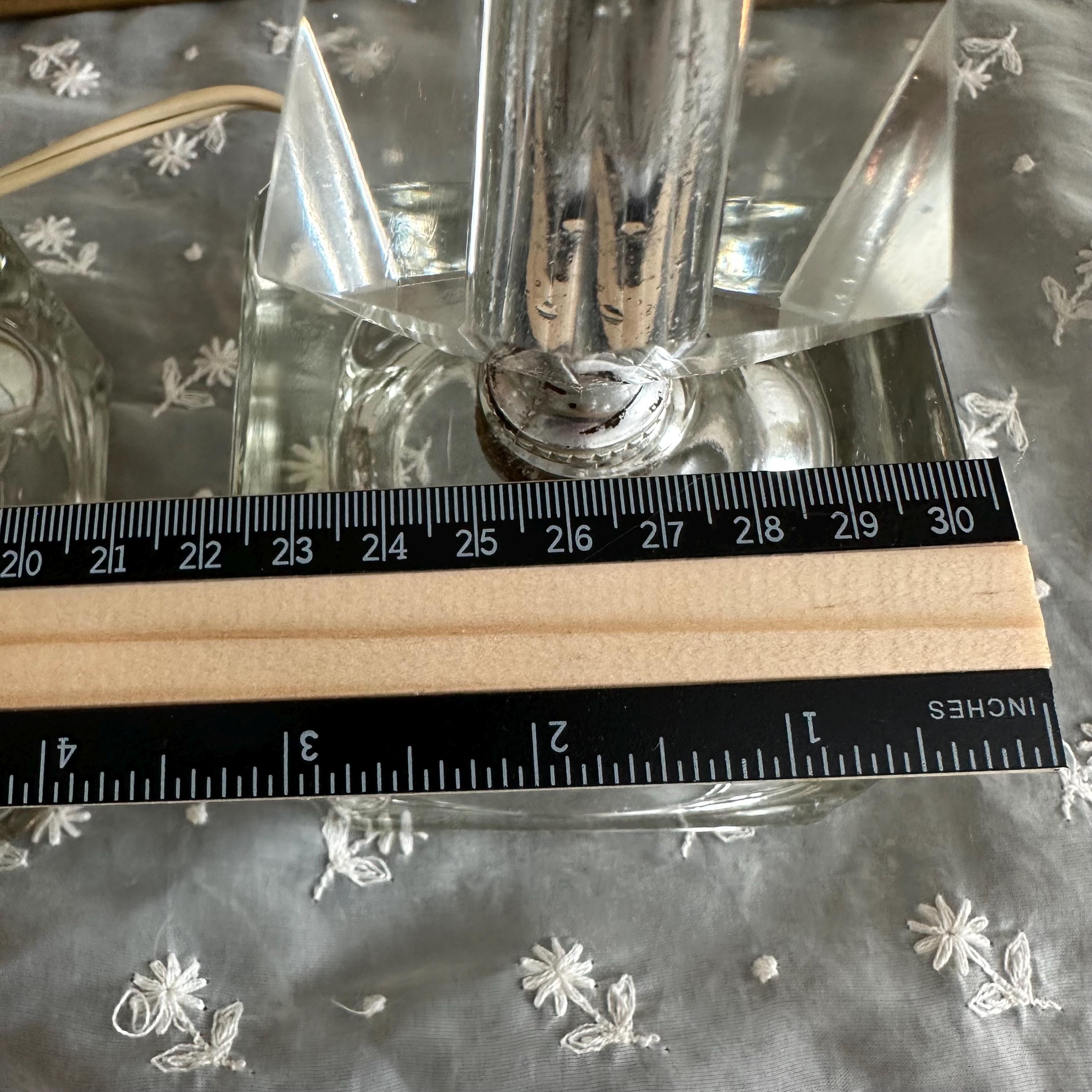 Shabby Chic Lamps: Crystal Accent MCM Pair - Etsy 日本