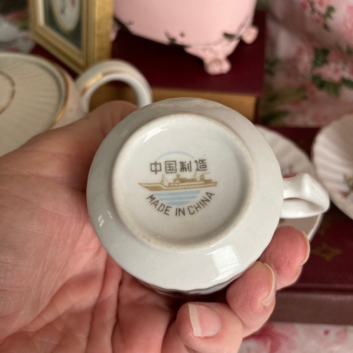 Mini Teacup or Demitasse Set/mini Tea Cups and Saucers Etsy