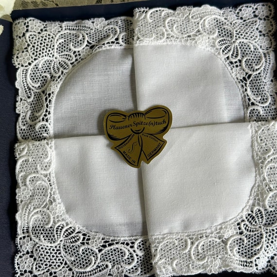 Vintage Wedding Handkerchief/Bridal Hanky - image 3