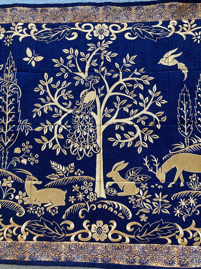Golden Tapestry Anita Goodesign/handmade Tapestry on - Etsy