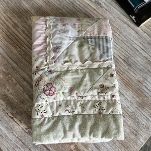 Quilted Patchwork Pillow Sham Std/Vintage Style Bedding