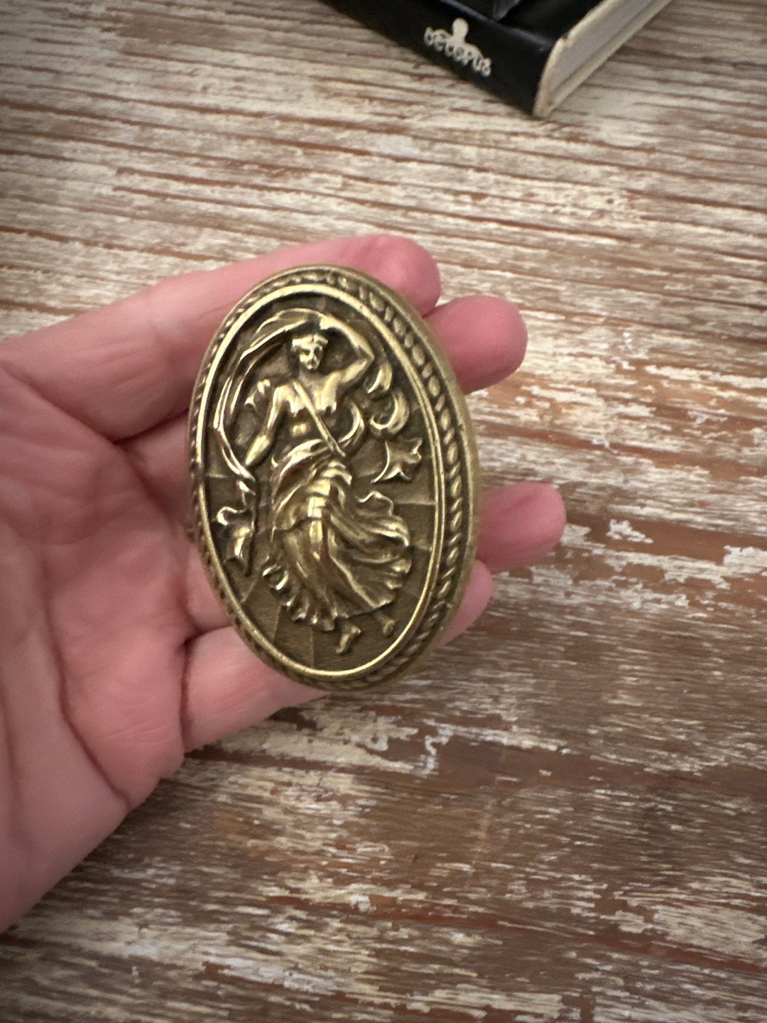 Antique Door Knob/russell & Erwin Manufacturing Co./art Deco Gilded