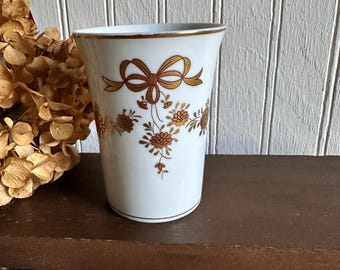 Porcelain Bathroom Cup Matson/Vintage Toothbrush Tumbler