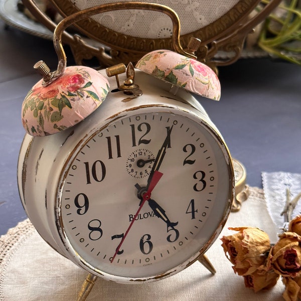 Shabby Chic Clock Etsy