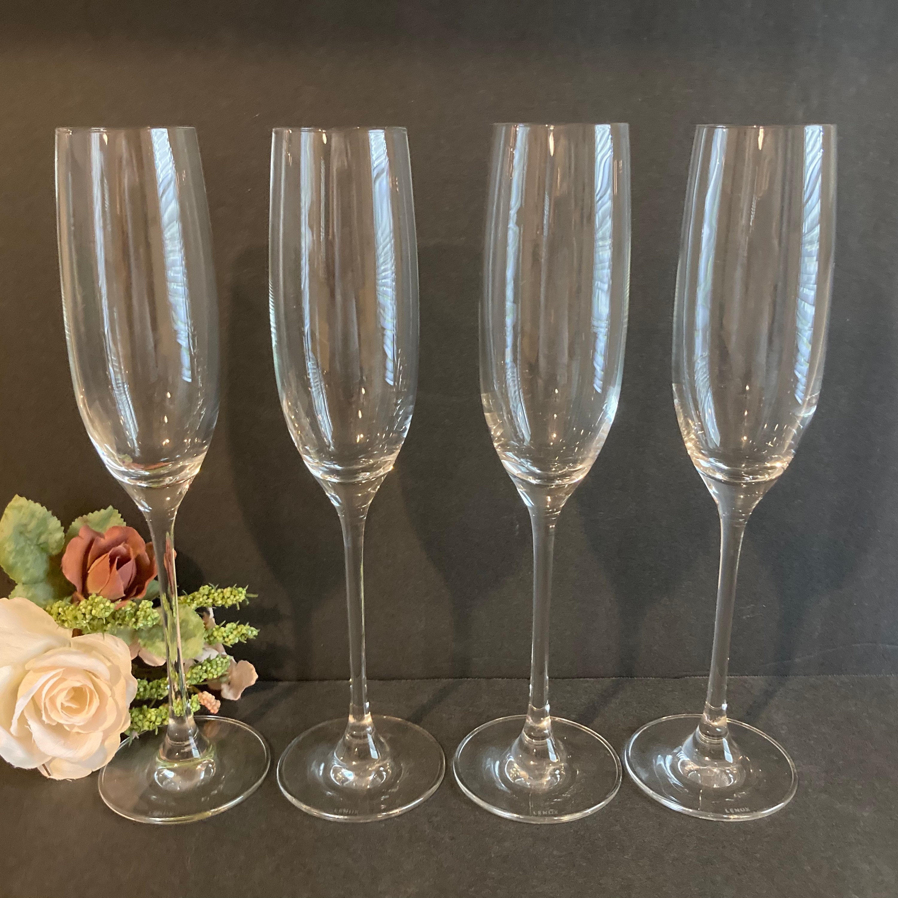 lenox crystal champagne flutes