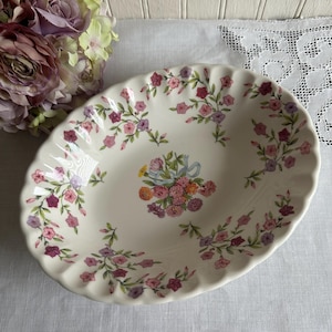Shabby Chic Serving Bowl/Vintage WS George Bolero Bowl/Cottagecore Dishes
