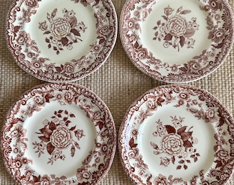 Vintage Transferware Bread Plate/Copeland Spode Royal Jasmine/Delamare