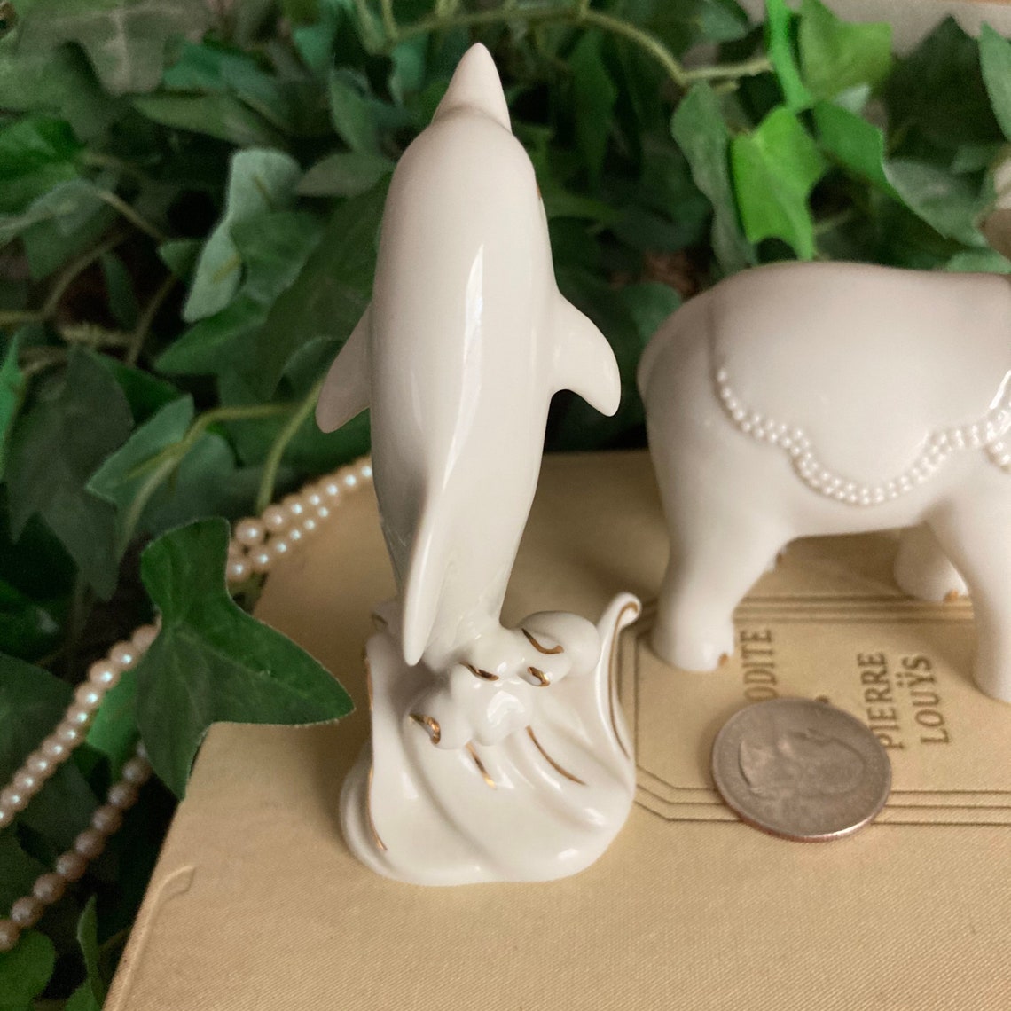 Vintage Lenox Figurines/Lenox Dolphin Etsy