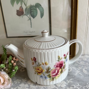 Tetera vintage/Tetera Ironstone Inglaterra/Ellsgreave