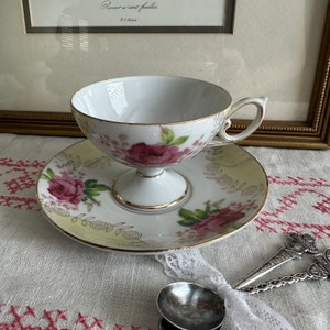 Vintage theekopjes set/napco theekop en schotel Japan