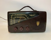 1940s Zenith Model 7H922 AM-FM Radio Edwin Armstrong System Bakelite