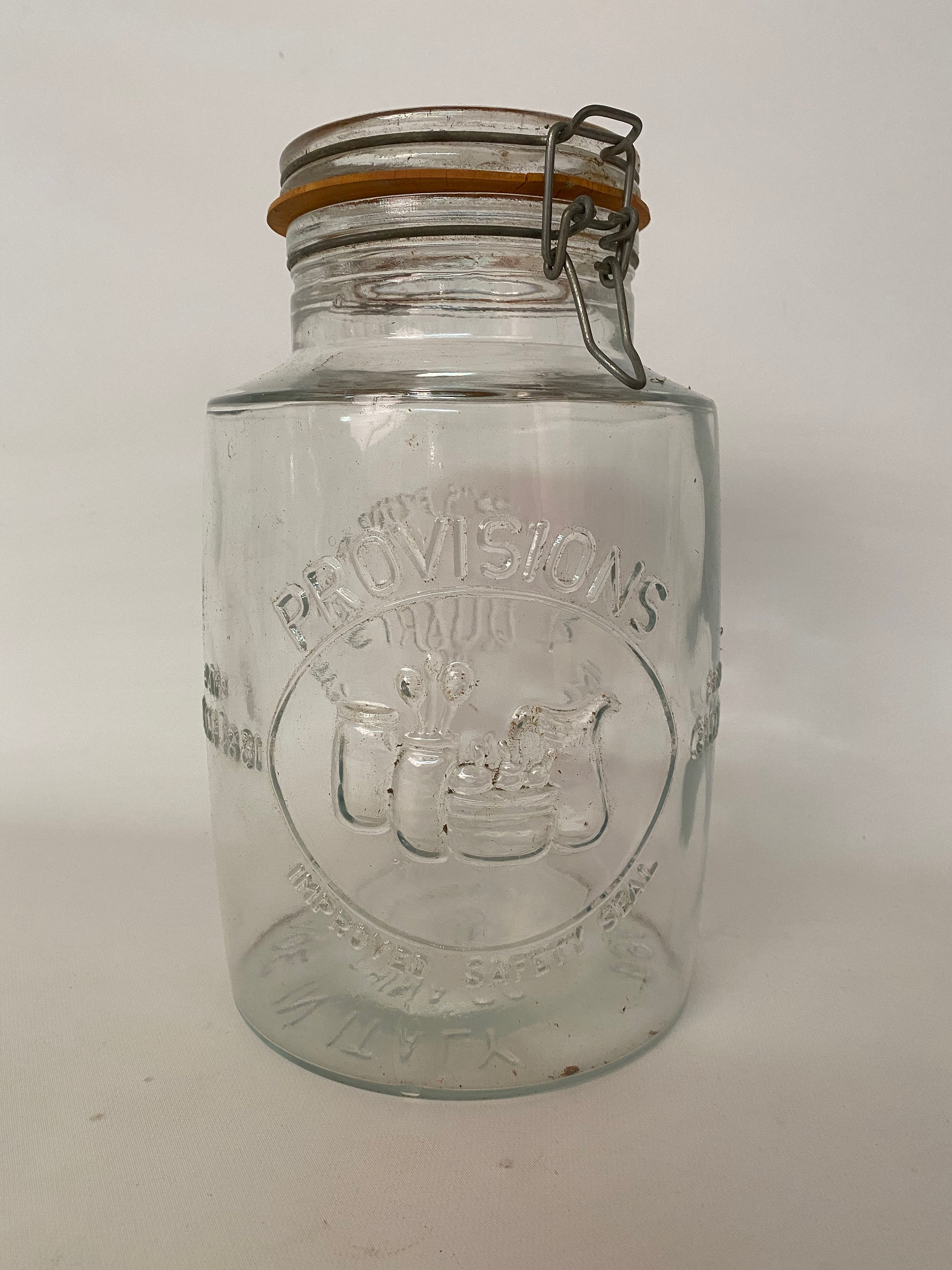 Large Aunt Mary's Pure Foods Four Quart Italian Canning Etsy