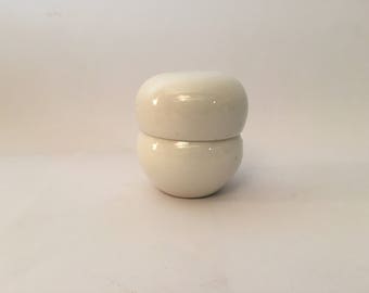 Russel Wright Iroquois Casual China Sugar White Stacking Salt and Pepper Shakers