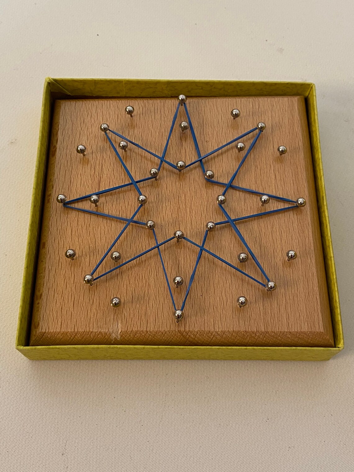 Zick Zac German String Art Game 1960s Etsy