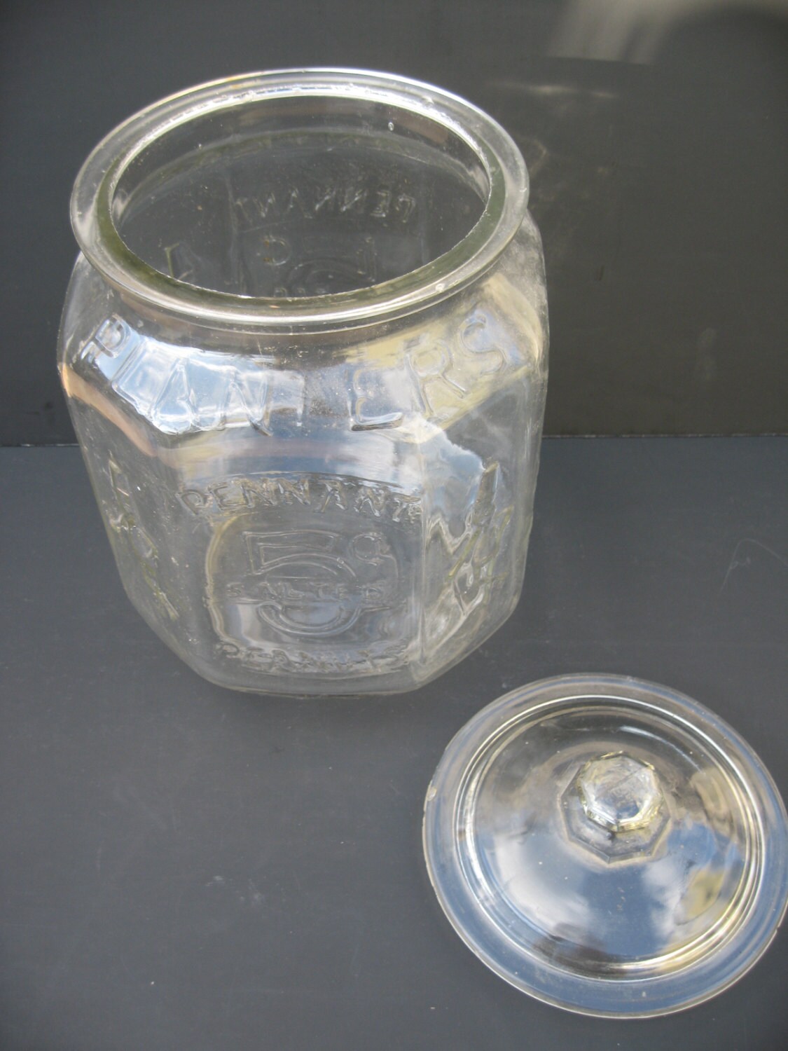 Vintage Planters Pennant Salted Peanuts Jar Etsy