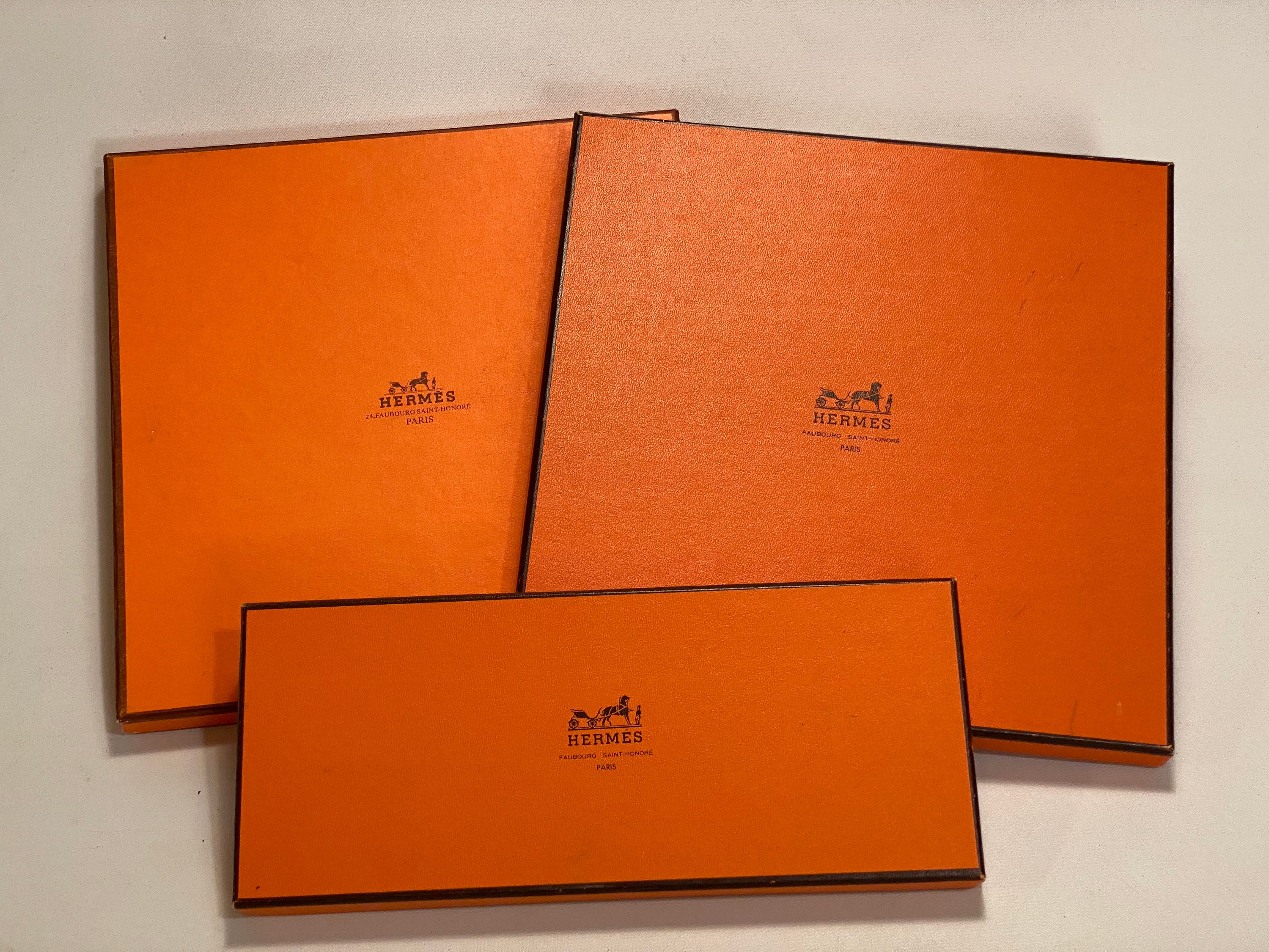 ❤️100% Authentic HERMES Gift Box Collection - Empty Orange Boxes Varies  Sizes