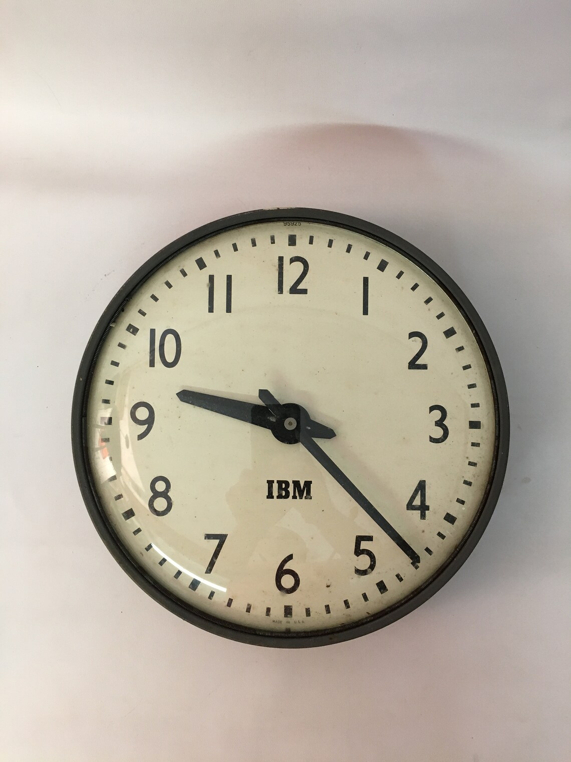 1950s IBM SelfRegulating Wall Clock Etsy