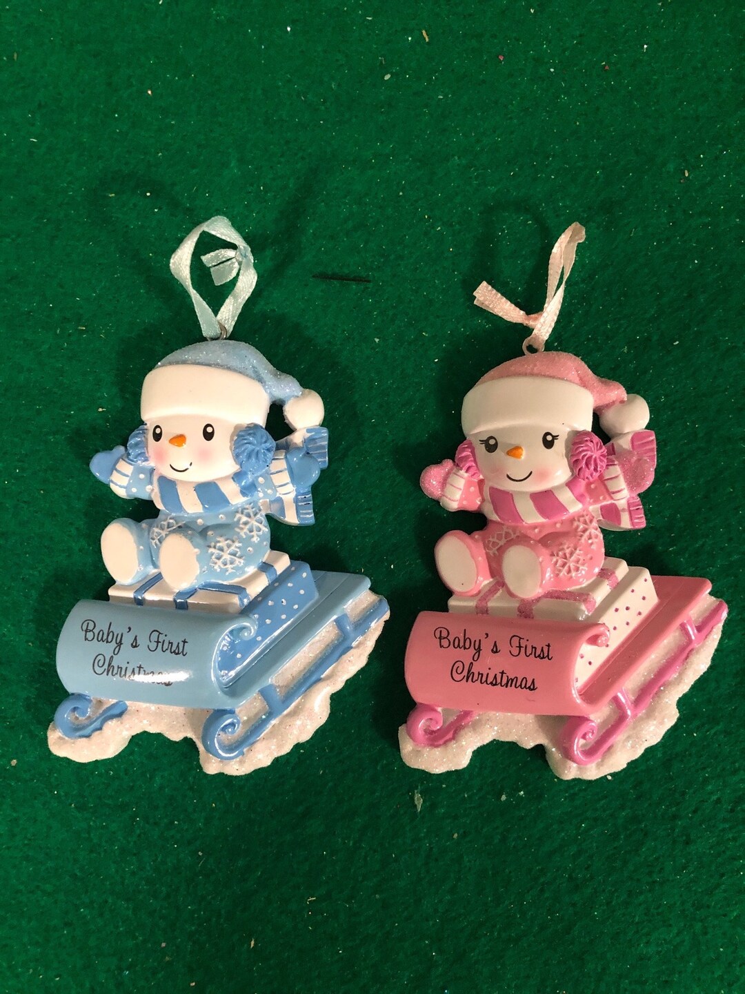 Personalized Christmas Ornament Baby's 1st Christmas Etsy