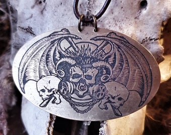 Murciélago con máscara de gas