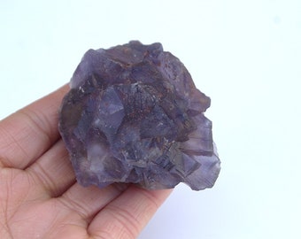 Purple Fluorite / African Fluorite / Natural Fluorite / 166 Grams