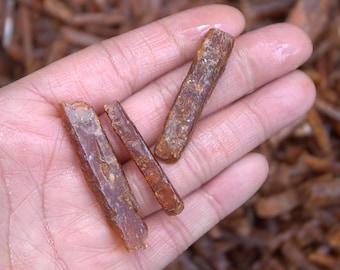 Orange Kyanite Blade Raw Crystals- Rough Kyanite Gemstones