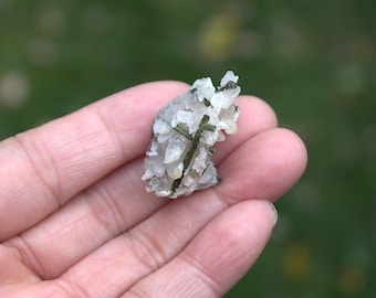 Green Tourmaline Gluster Specimen, 10 Grams