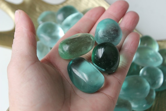 Green Obsidian Tumbled Stone Etsy UK