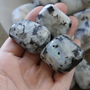 XL Raimbow Moonstone Tumbled Stone