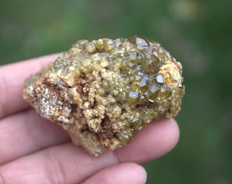 Grossular Garnet Cluster Specimen, 85 Grams