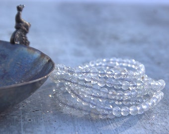 Topaz 5 MM Beaded Bracelet