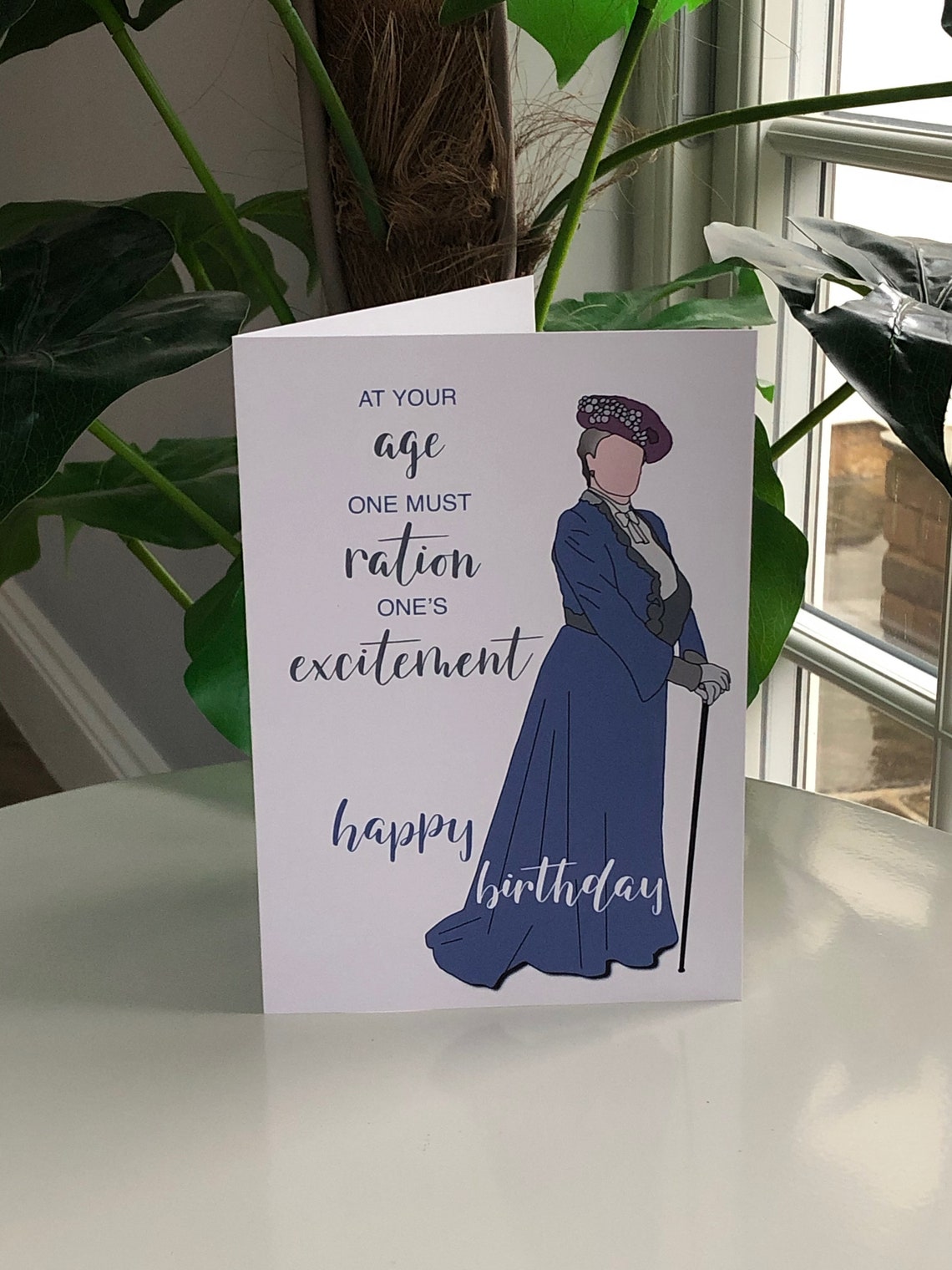 Downton Abbey Birthday Card Happy Birthday Card TV greetings | Etsy