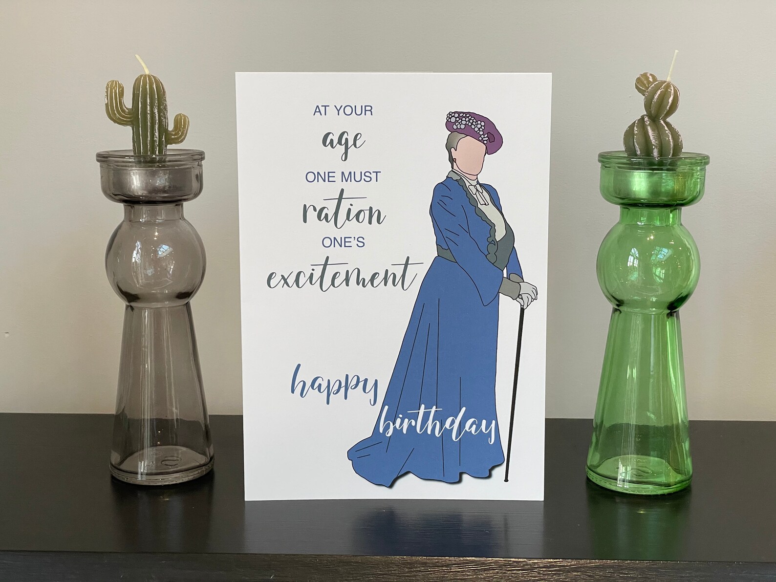 Downton Abbey Birthday Card Happy Birthday Card TV greetings | Etsy