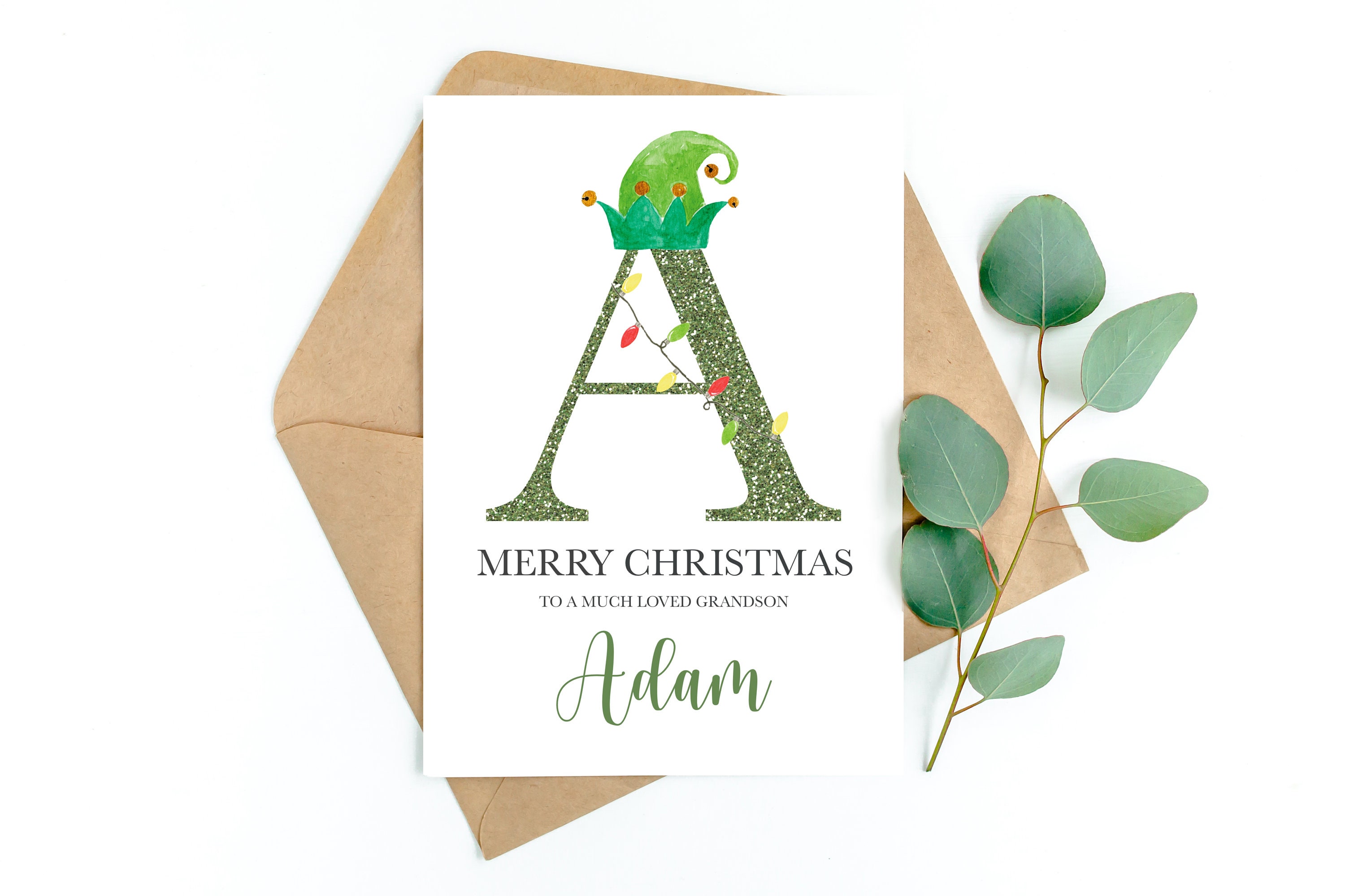 Christmas Card Personalised For Him Son Grandson Nephew | Etsy