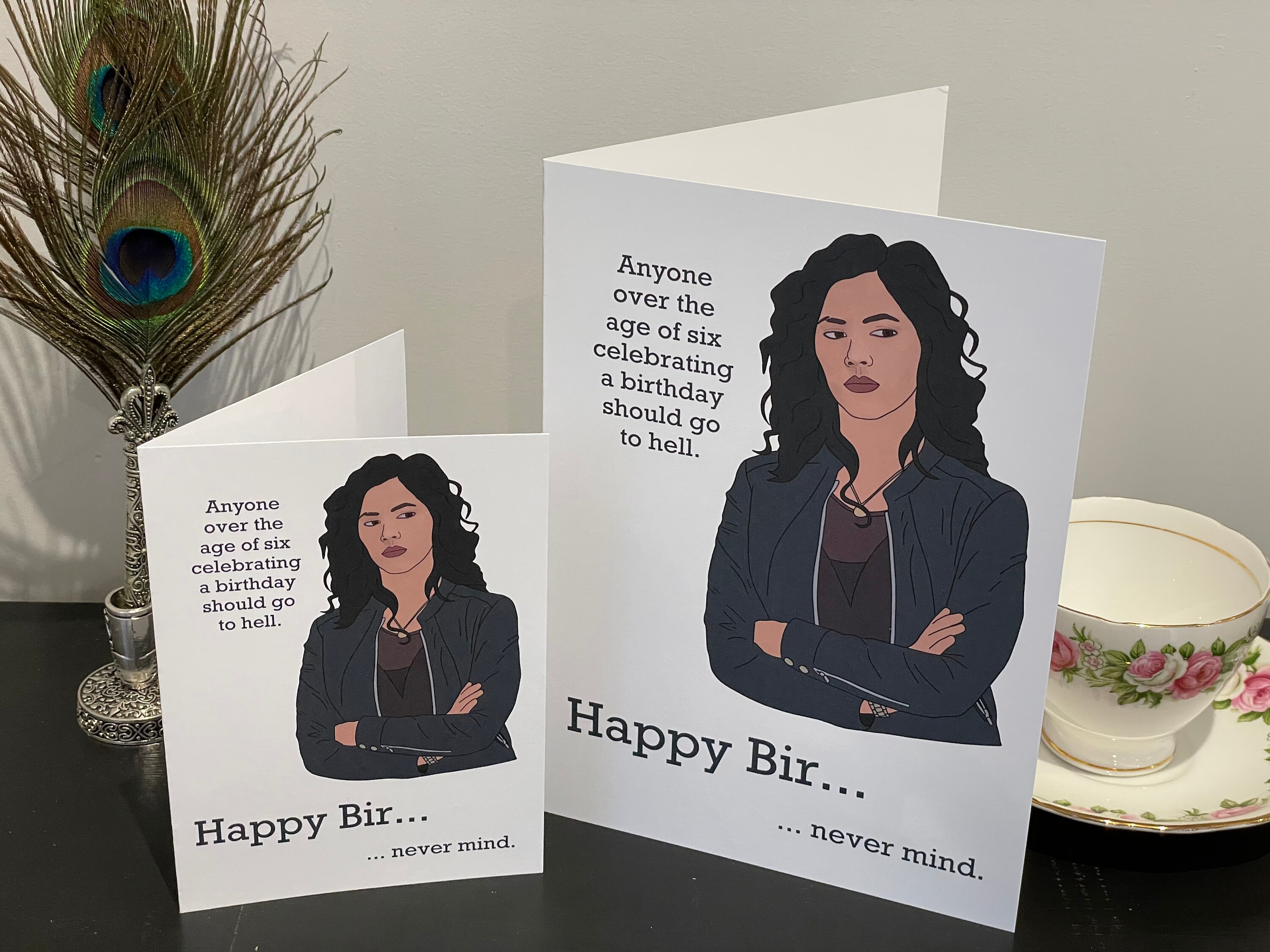 Brooklyn 99 Birthday Card Rosa Diaz Brooklyn 99 Happy | Etsy