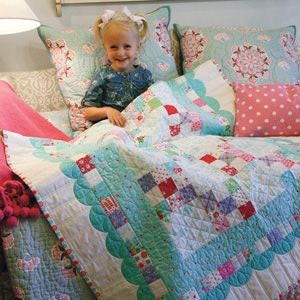 SALE!  LAKEHOUSE Summer Days Crib Quilt by Holly Holderman 2015