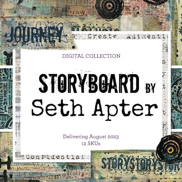 SETH APTER STORYBOARD in Precuts & Yardage  of a Fabric Collection of Immense Eclecticism