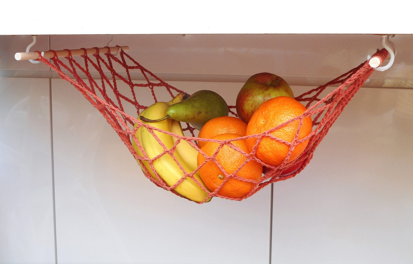 Hamaca de fruta bajo gabinete colgando cesta de cocina espacio | Etsy