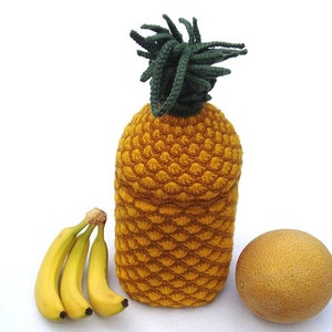 Pineapple basket lidded fruit shape container fruit decor pineapple swinger decorative basket with lid pine apple basket with handle
