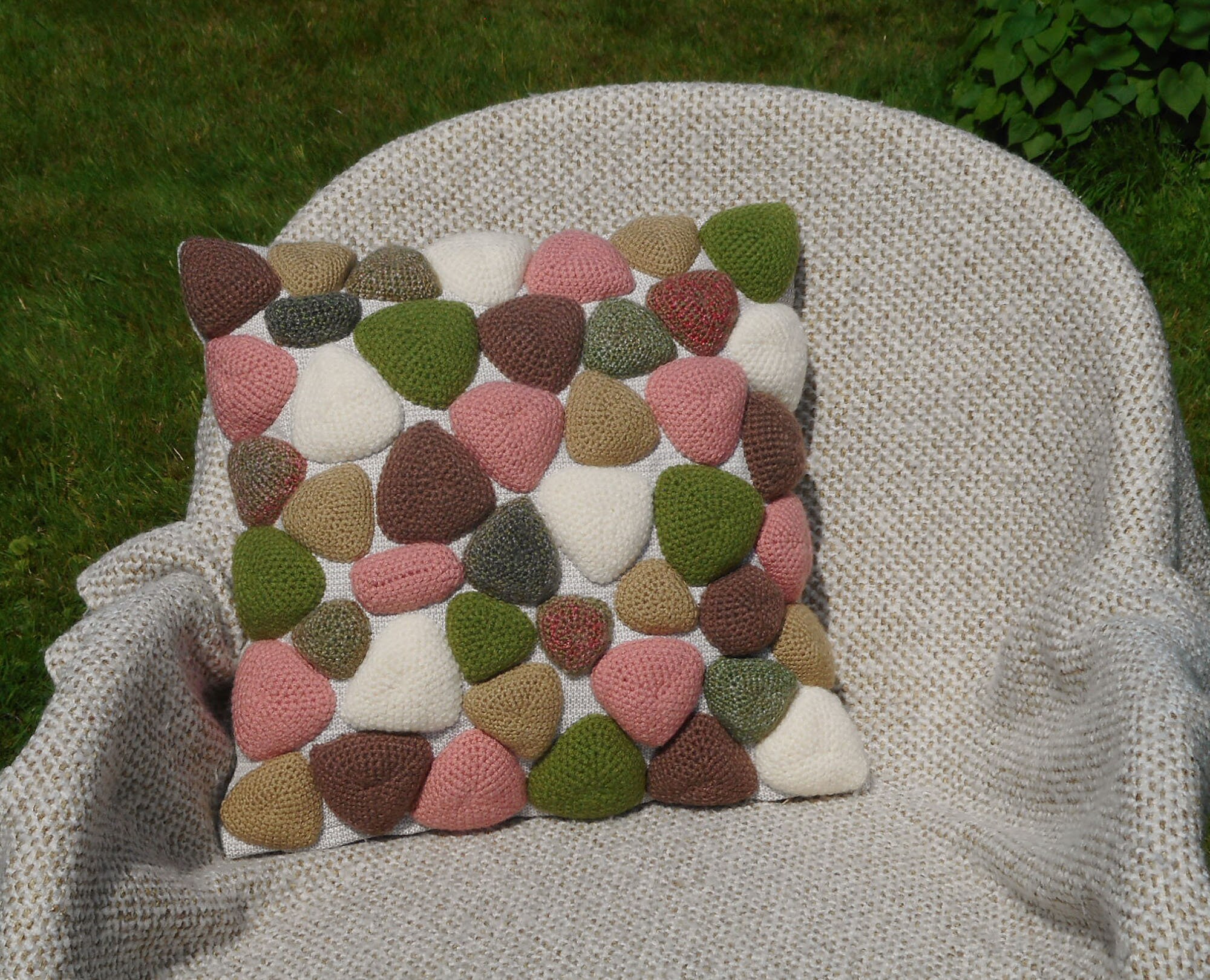 Stone Pillow Textured Pillow Cover Pebble Pillow for Sofa - Etsy