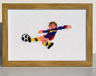 Soccer picture football coach gift football wall art fifa world cup soccer player gift for brother boys room sport decor  footballer picture