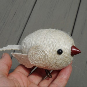 White bird figure abstract songbird figurine rustic bird décor sitting bird statuette cottagecore décor hygge home